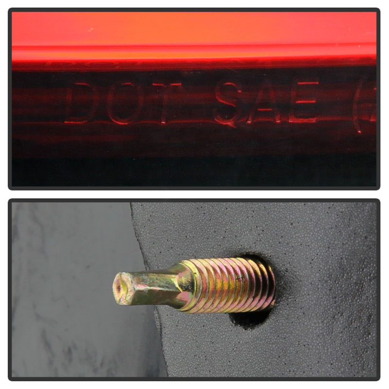 Spyder 08-11 Subaru Impreza WRX 4DR LED Tail Lights - Red Clear ALT-YD-SI084D-LED-RC SPYDER