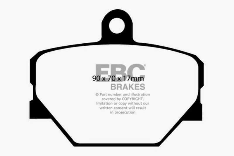 EBC Ultimax2 Front Brake Pads - UD1252 EBC