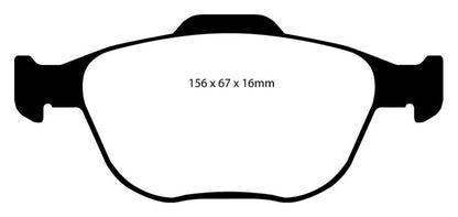 EBC RedStuff Front Brake Pads - DP31641C EBC
