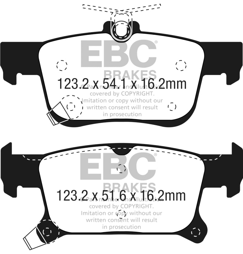 EBC YellowStuff Rear Brake Pads - DP43069R