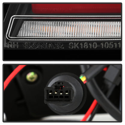 Spyder 11-17 BMW 5 Series F10 F18 M5  Sequential Turn Signal LED Tail Light - BK ALT-YD-BMWF1011-BK SPYDER