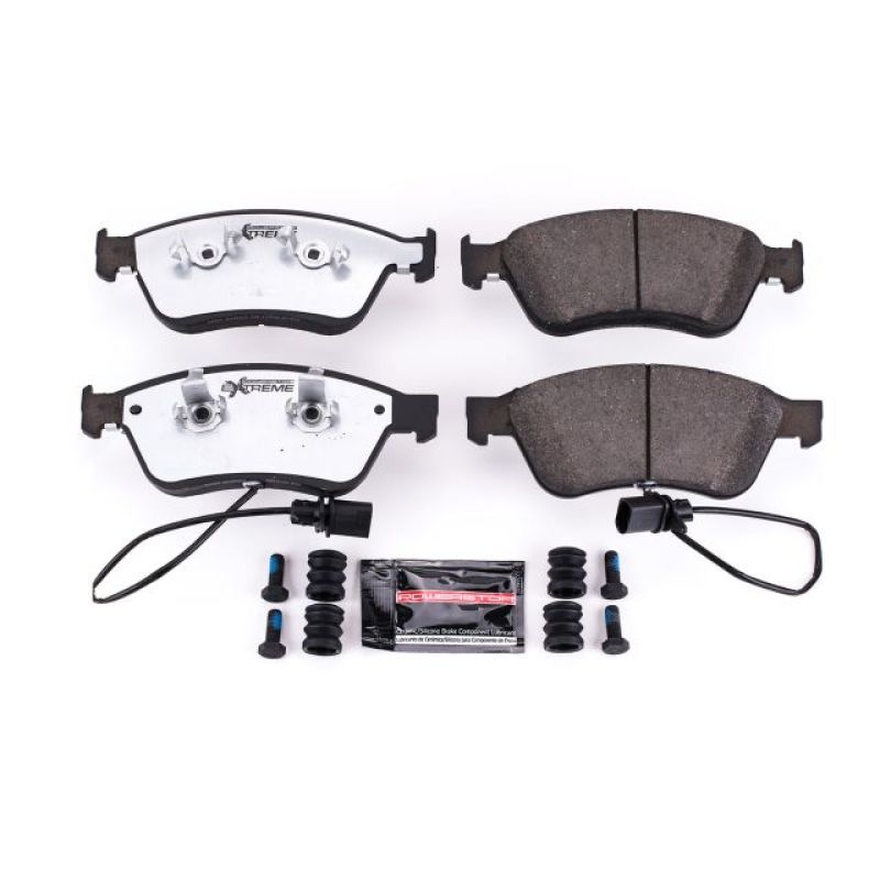Power Stop 09-11 Audi A6 Quattro Front Z26 Extreme Street Brake Pads w/Hardware PowerStop
