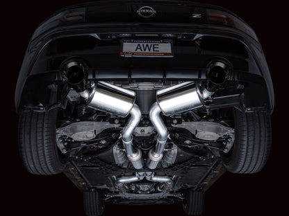 AWE 2023 Nissan Z RZ34 RWD Touring Edition Catback Exhaust System w/ Diamond Black Tips AWE Tuning