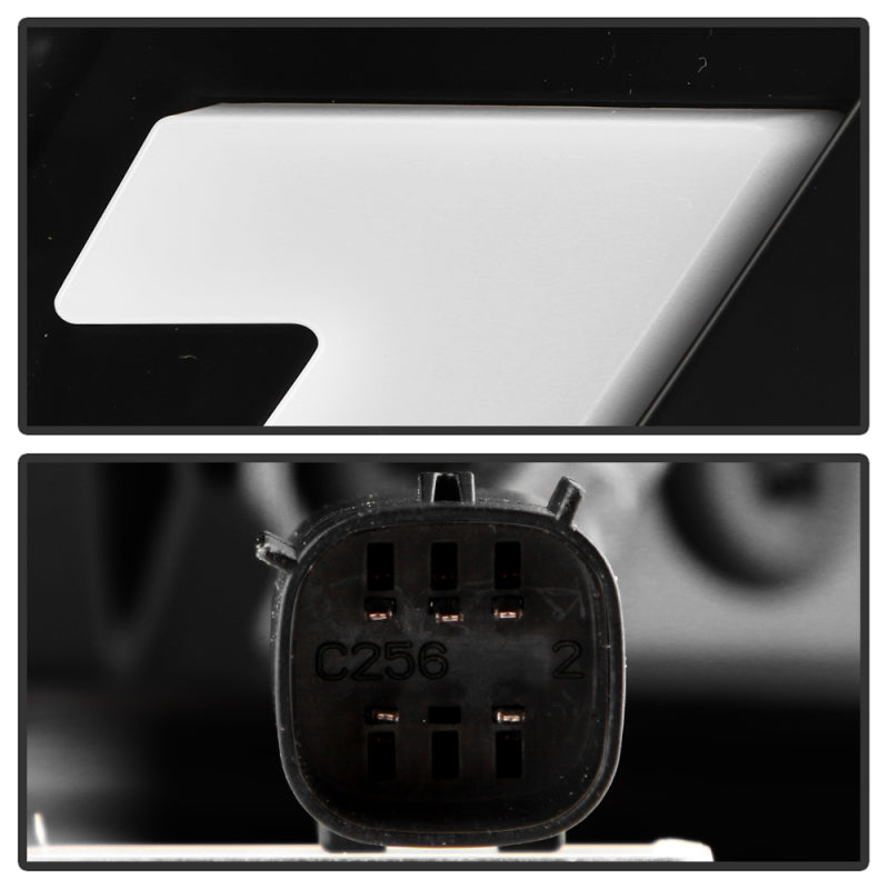 Spyder 21-23 Ford F150 (Factory Halogent) Light Bar LED Tail Lights - Black (ALT-YD-FF15021HAL-BK) SPYDER