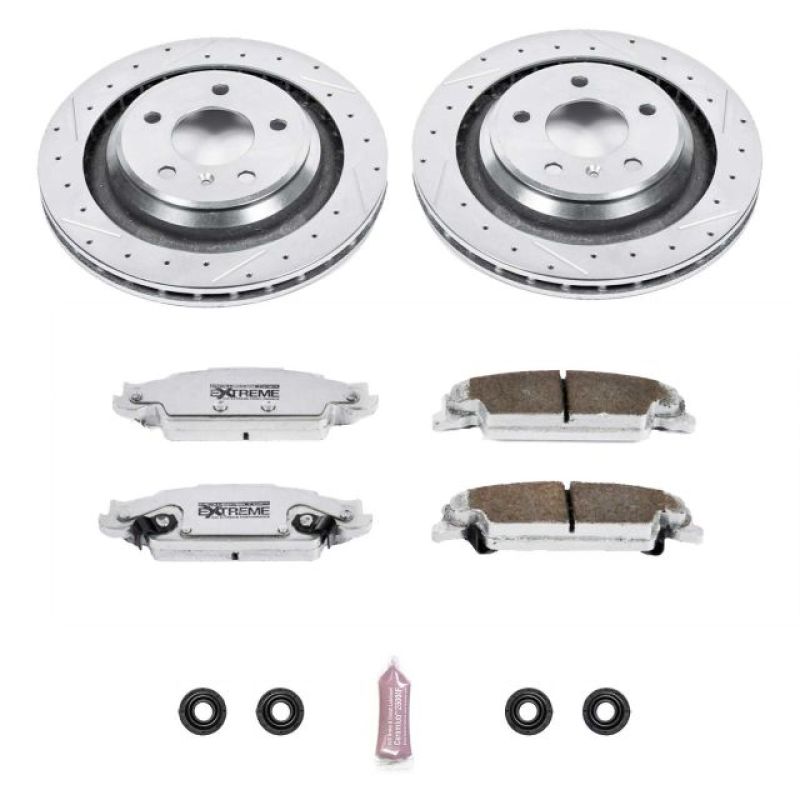 Power Stop 05-08 Pontiac Grand Prix Rear Z26 Street Warrior Brake Kit PowerStop