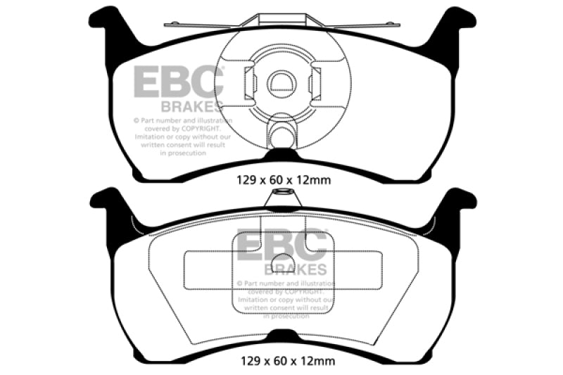 EBC RedStuff Rear Brake Pads - DP31504C EBC