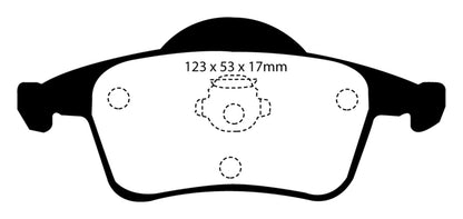 EBC YellowStuff Rear Brake Pads - DP41231R EBC