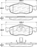 StopTech Premium Ceramic Brake Pads - 308.06480