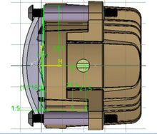 Load image into Gallery viewer, Oracle 60mm 15W Fog Beam LED Emitter