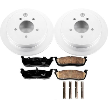 Power Stop 97-00 Ford Expedition Rear Z17 Evolution Geomet Coated Brake Kit PowerStop