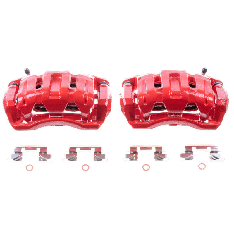 Power Stop 07-12 Acura RDX Front Red Calipers w/Brackets - Pair PowerStop