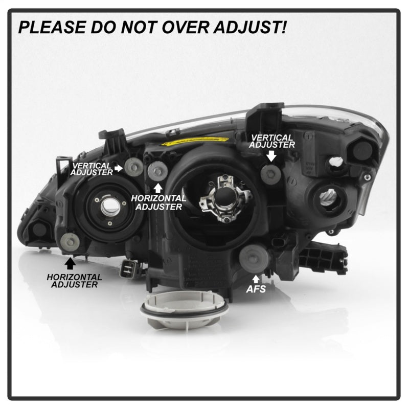 xTune 07-09 Lexus ES350 Passenger Side HID/AFS Headlight - OEM Right (PRO-JH-LES07-AFS-OE-R) SPYDER