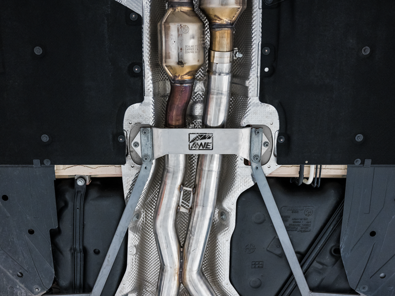 AWE Tuning BMW F8X M3/M4 Track Edition Catback Exhaust - Diamond Black Tips AWE Tuning