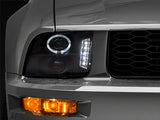 Raxiom 05-09 Ford Mustang Excluding GT500 LED Halo Projector Headlights- Blk Housing (Clear Lens)