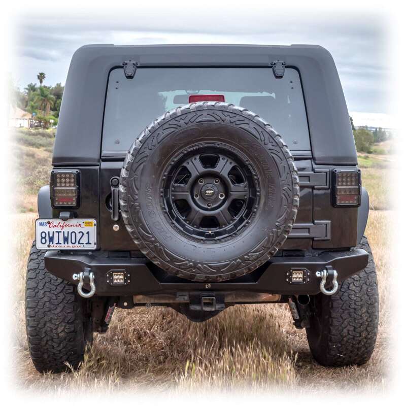 Turn Offroad 07-18 Jeep JK 2 Door Fastback Hardtop 2-Piece White