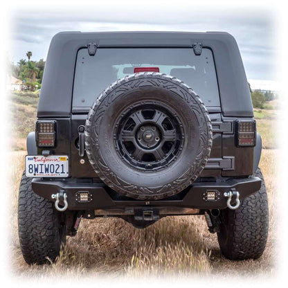 Turn Offroad 07-18 Jeep JK 2 Door Fastback Hardtop 2-Piece White
