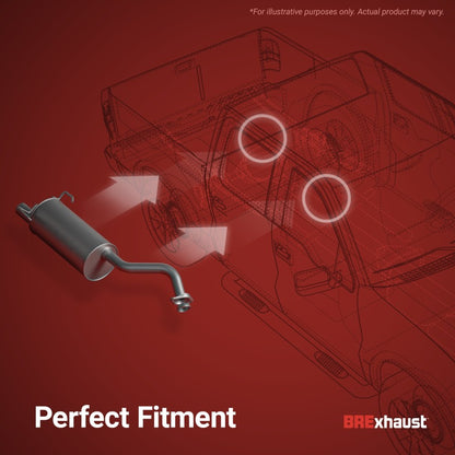 BRExhaust 94-01 Acura Integra 1.8L Muffler Kit