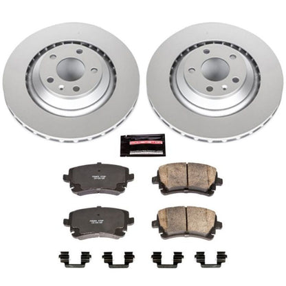 Power Stop 05-11 Audi A6 Quattro Rear Z23 Evolution Sport Coated Brake Kit PowerStop