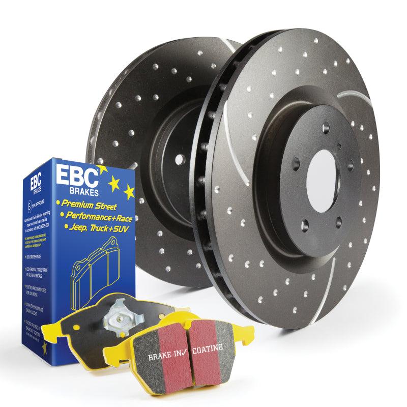 EBC Stage 5 YellowStuff Brake Pads and GD Rotors Kit - S5KF1976