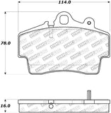 StopTech Premium Ceramic Brake Pads - 308.07370