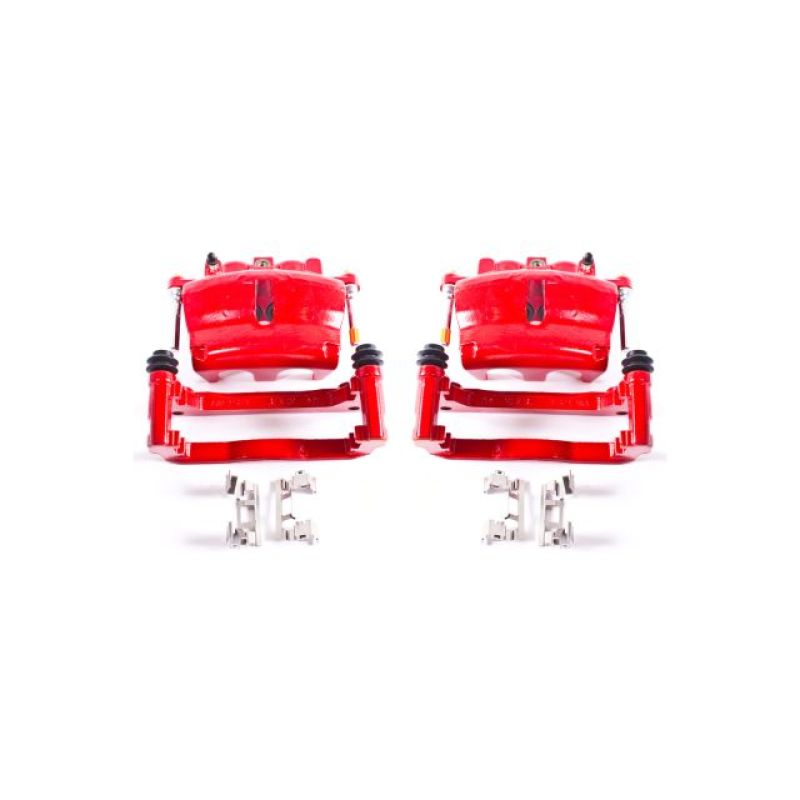 Power Stop 08-16 Buick Enclave Front Red Calipers w/Brackets - Pair PowerStop
