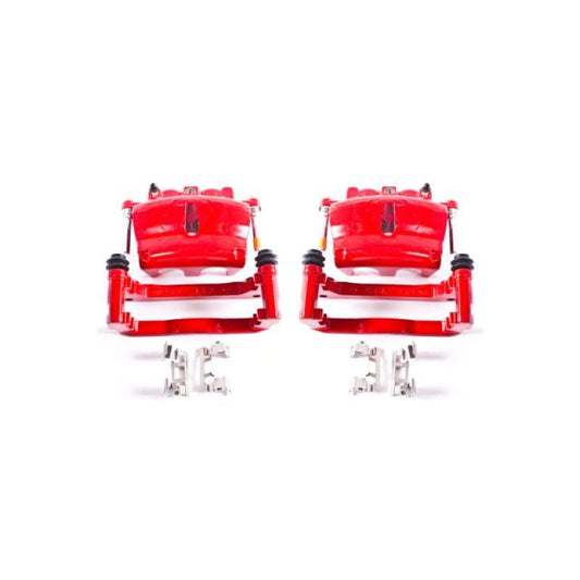 Power Stop 08-16 Buick Enclave Front Red Calipers w/Brackets - Pair PowerStop