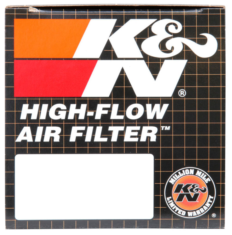 K&N Filter Universal Rubber Filter Oval Tapered 4in Base O/S L x 3.5in Top O/S L x 2.75in H