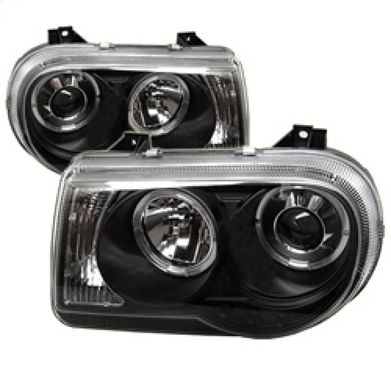 Spyder Chrysler 300C 05-10 Projector Headlights LED Halo LED Blk (Not Included) PRO-YD-C300C-HL-BK SPYDER