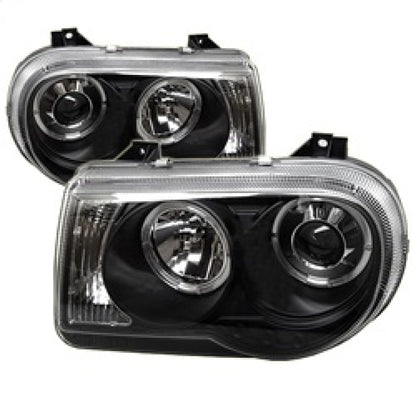 Spyder Chrysler 300C 05-10 Projector Headlights LED Halo LED Blk (Not Included) PRO-YD-C300C-HL-BK SPYDER