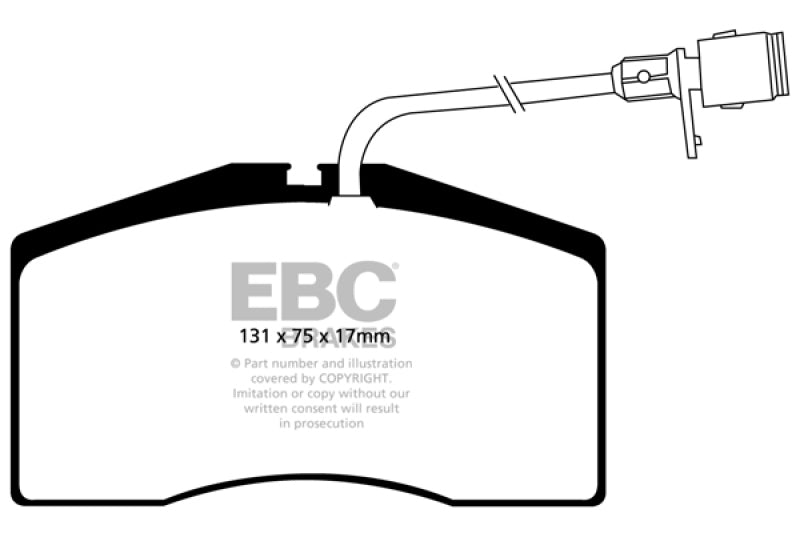 EBC YellowStuff Front Brake Pads - DP41327R