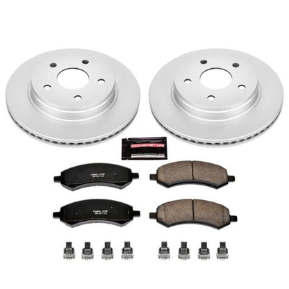 Power Stop 07-09 Chrysler Aspen Front Z17 Evolution Geomet Coated Brake Kit PowerStop