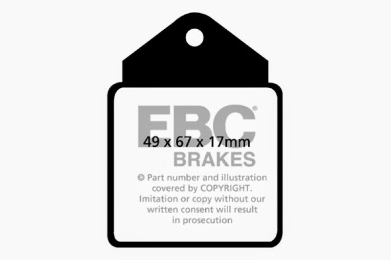 EBC GreenStuff Front Brake Pads - DP2710 EBC