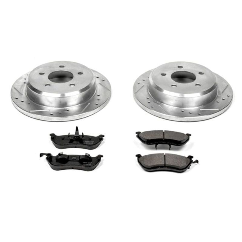 Power Stop 96-02 Ford Crown Victoria Rear Z23 Evolution Sport Brake Kit PowerStop
