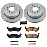 Power Stop 03-11 Lincoln Town Car Rear Z17 Evolution Geomet Coated Brake Kit