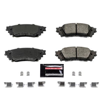 Power Stop 15-17 Lexus NX200t Rear Z23 Evolution Sport Brake Pads w/Hardware PowerStop