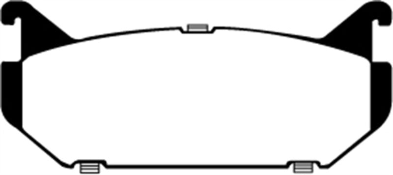 EBC GreenStuff Rear Brake Pads - DP2972 EBC