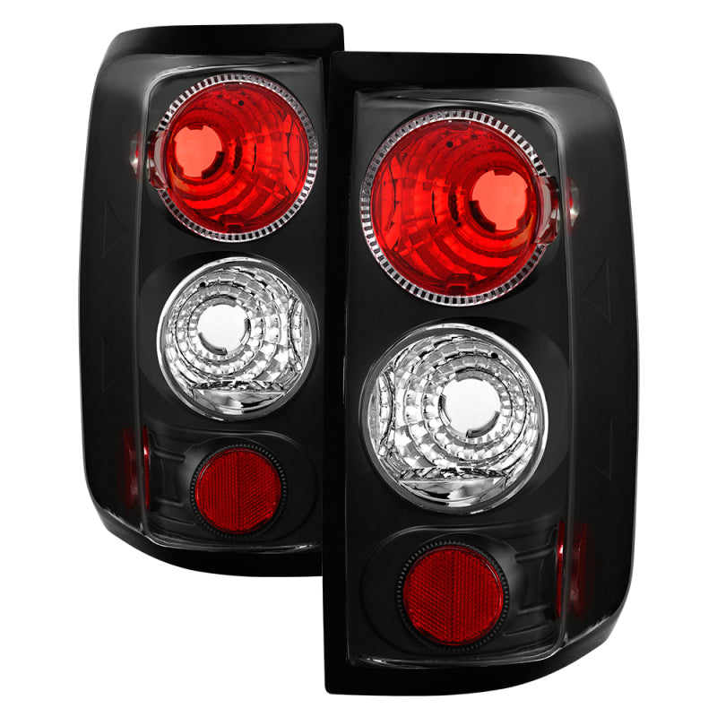 Spyder Ford F150 side 04-08 (Not Fit Heritage & SVT)Euro Tail Lights Blk ALT-YD-FF15004-BK SPYDER