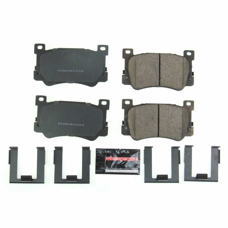 Power Stop 17-19 Genesis G90 Front Z23 Evolution Sport Brake Pads w/Hardware PowerStop