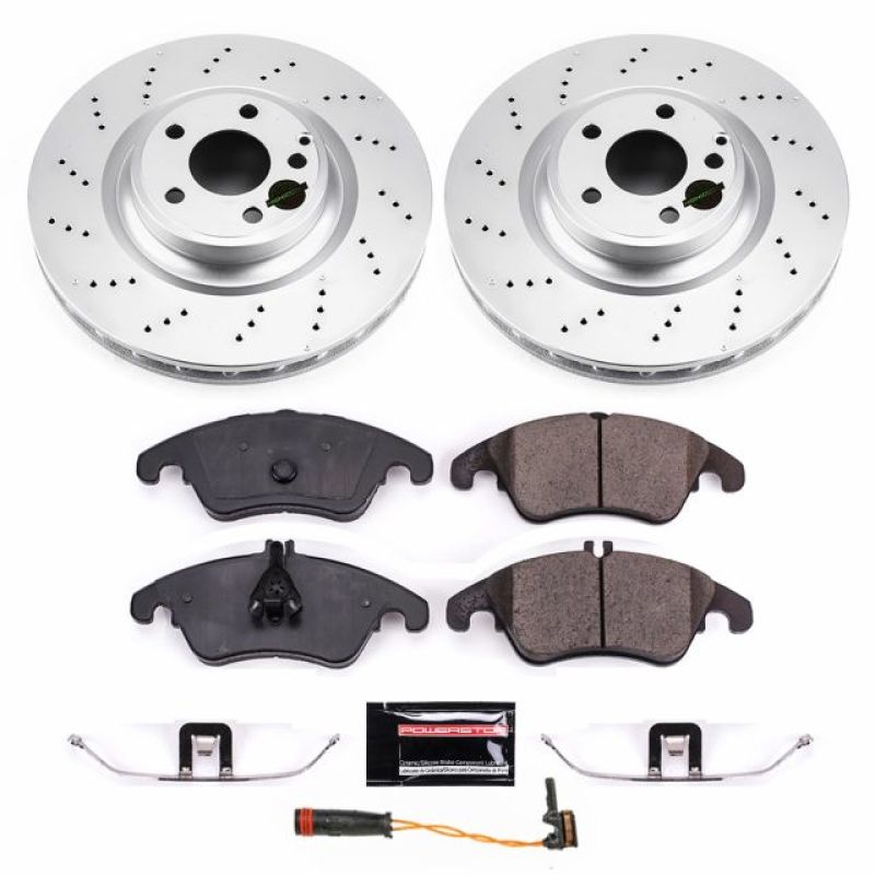 Power Stop 17-18 Mercedes-Benz SLC300 Front Z23 Evolution Sport Coated Brake Kit PowerStop