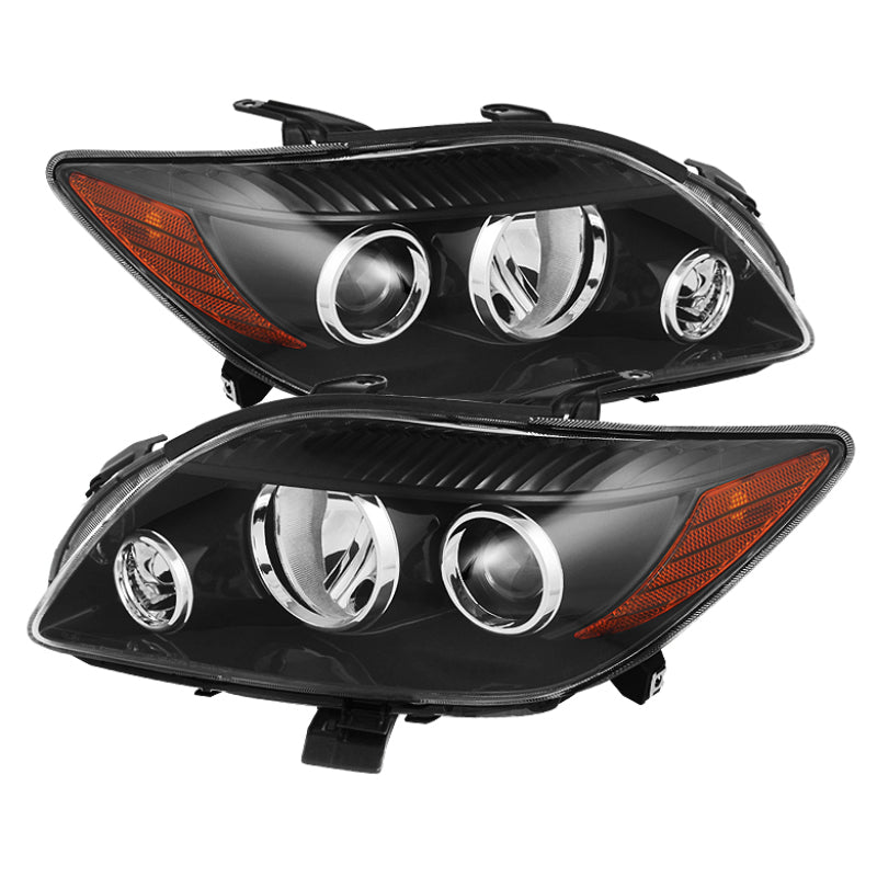 Xtune Scion Tc 08-10 Crystal Headlights Black HD-JH-STC08-AM-BK SPYDER