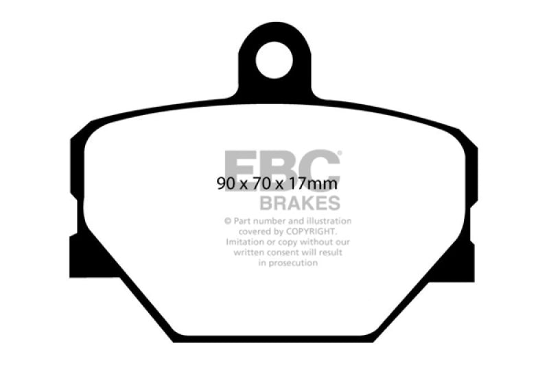 EBC Ultimax2 Front Brake Pads - UD1252