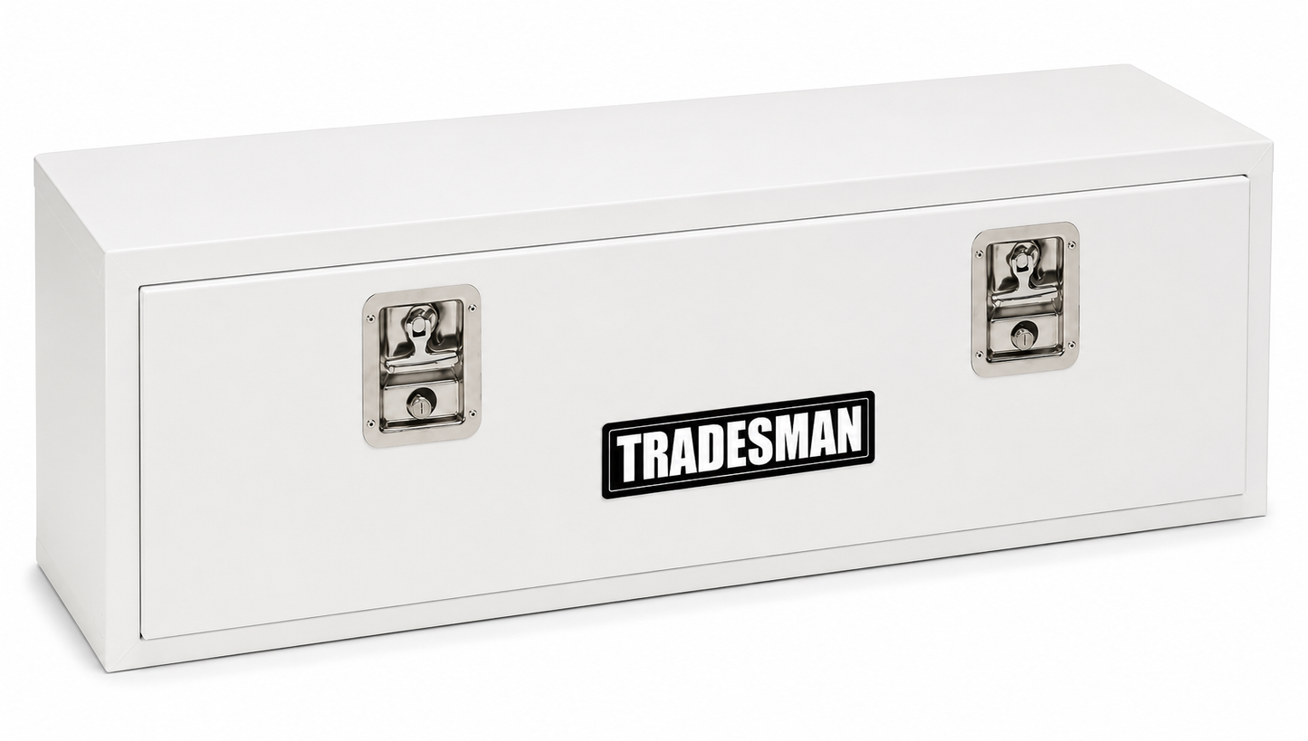 Tradesman Steel Top Mount Truck Tool Box (60in.) - WHITE