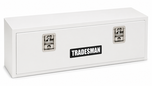 Tradesman Steel Top Mount Truck Tool Box (60in.) - WHITE
