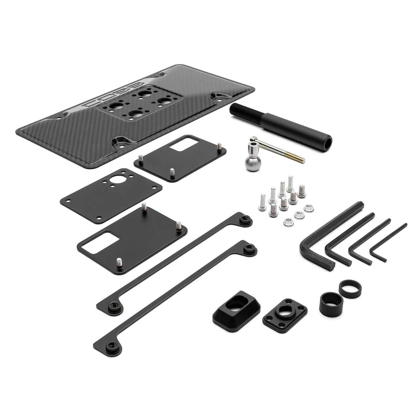 COBB 15-21 Subaru WRX/13-25 BRZ/17-24 Toyota 86 Redline Carbon Fiber License Plate Relocation Mount - 861660