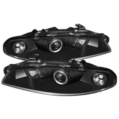 Spyder Mitsubishi Eclipse 97-99 Projector Headlights LED Halo Black High H1 Low H1 PRO-YD-ME97-HL-BK SPYDER
