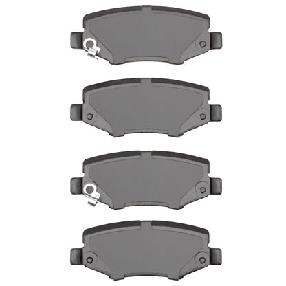 R1 07-18 Jeep Wrangler Rear Semi Met Brake Pads