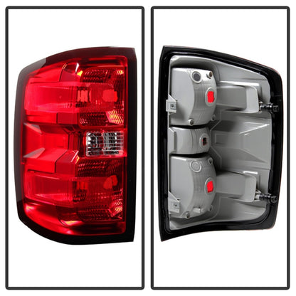 Xtune Chevy Silverado 2014-2016 Driver Side Tail Lights - OEM Left ALT-JH-CS14-OE-L SPYDER