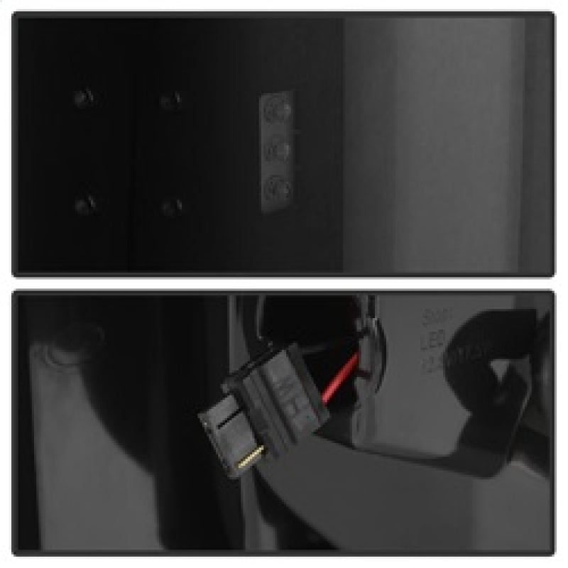 xTune 17-18 Ford F-250 Super Duty (Excl LED Models) LED Tail Lights-Blk Smk (ALT-ON-FS17-LBLED-BSM) SPYDER