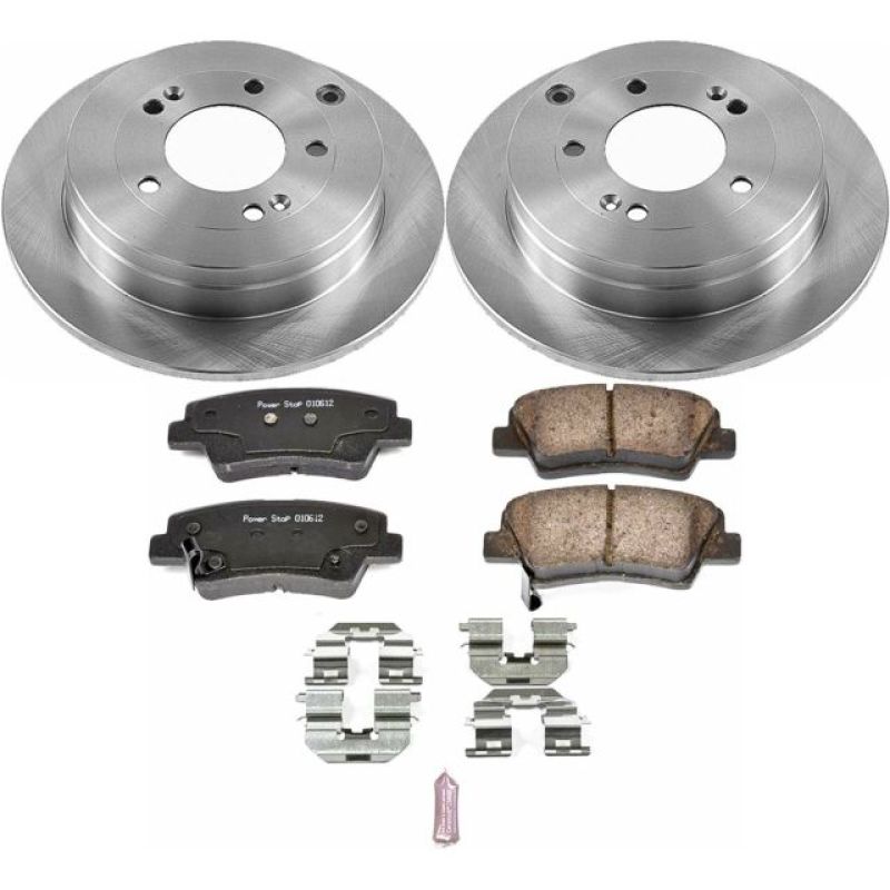 Power Stop 07-09 Kia Amanti Front & Rear Z17 Evolution Geomet Coated Brake Kit