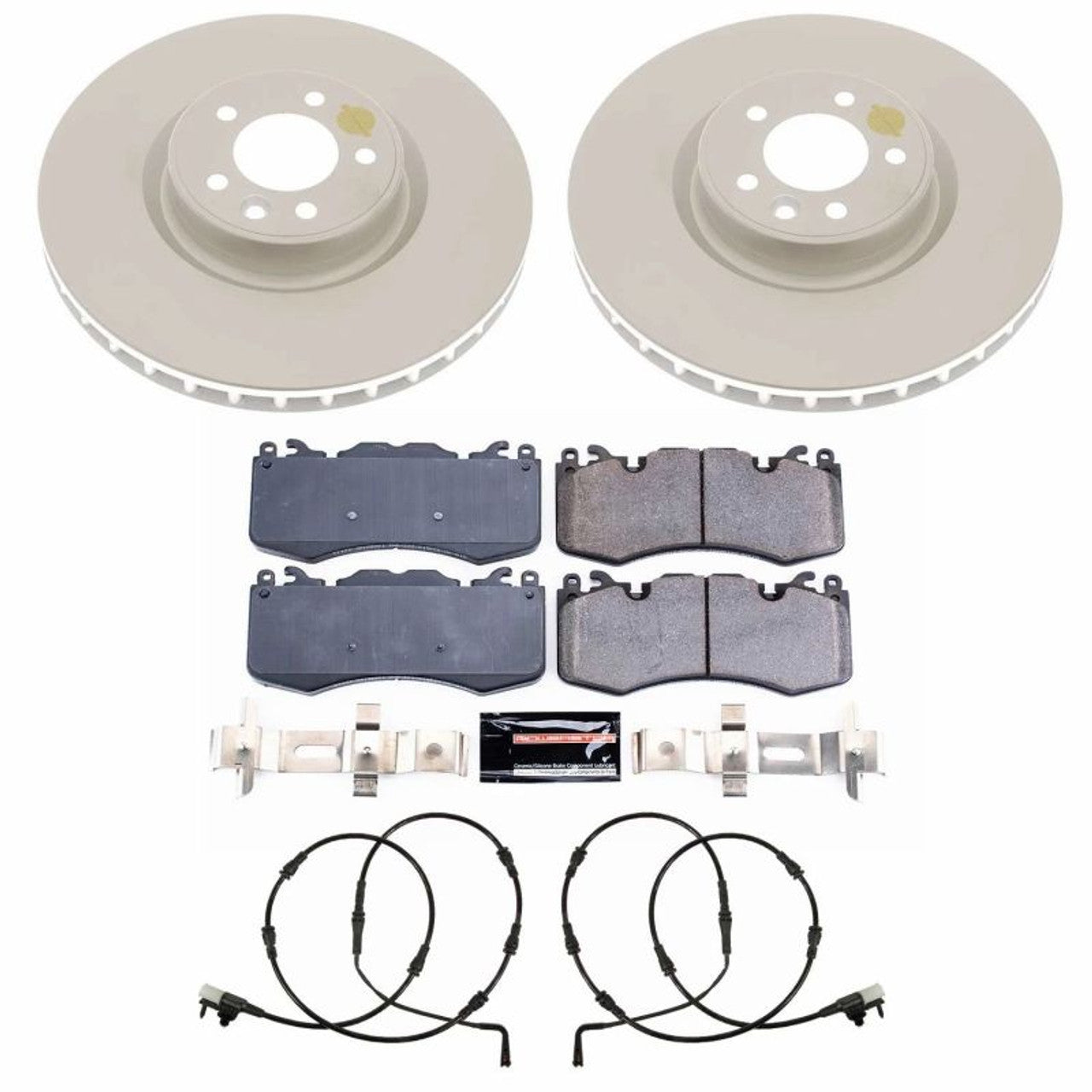 Power Stop 18-21 Land Rover Range Rover Front & Rear Z23 Coated Brake Kit